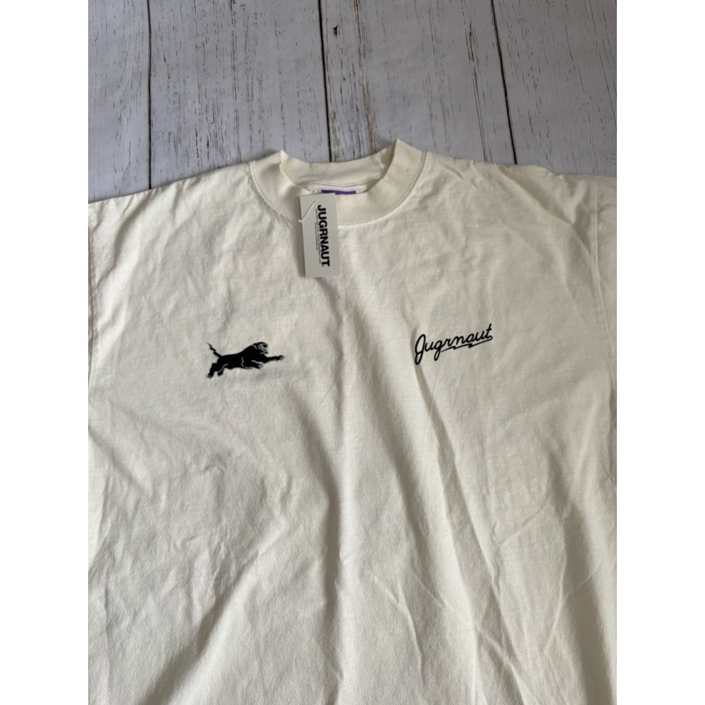 Jugrnaut Chicago Panther Tshirt XL Can't Stop Won't Stop NWT Cream - Picture 2 of 8